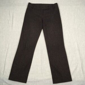 Yansi Fugel Women's Trouser Dress Pants Wool Silk Speckle Pattern Size 4